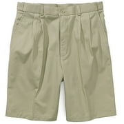 Big Men's Pleat-Front Shorts