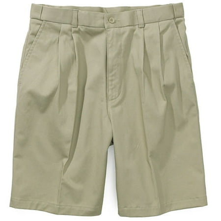 Big Men's Pleat-Front Shorts