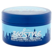 S-Curl 360 Style Wave Control Hair Pomade with Shea Butter, 3 oz