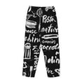 thumbnail image 5 of Fotbe Pasta Bacon Women's Pajama Pants,Sleepwear Pants,Pj Bottoms Drawstring And Pockets-, 5 of 9