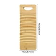 thumbnail image 3 of Traditional Wooden Washboard - Durable Bamboo Laundry Board for Hand Washing Clothes, Rustic Washing Tool for Homesteading, Off-Grid & Emergency Use, 3 of 4