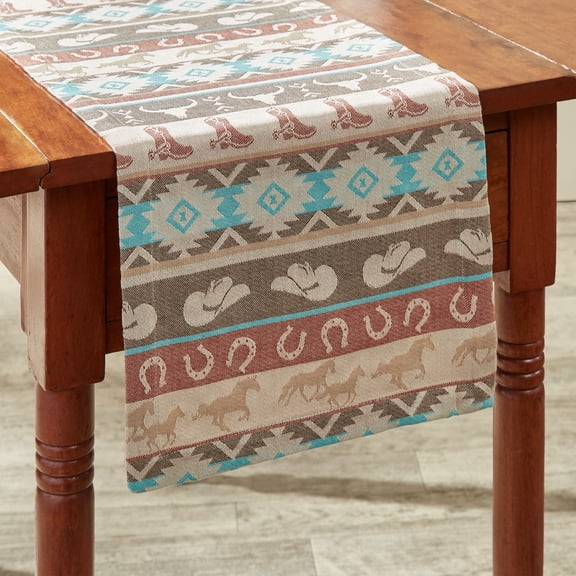 Park Designs Ranch Jacquard Table Runner 13" X 54"