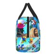 thumbnail image 3 of Lsque Mario Print Lunch Bag, Insulated Lunch Box, Small Leakproof Cooler Food Lunch Containers Reusable High Capacity Lunch Tote Bags for Work, Travel, Outdoor, 3 of 8