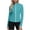 Sky Blue-Sun Shirt Women, variant on Hilenly Plus Size Sun Shirt for Women Slim Fit Zip Up Athletic Jackets Lightweight UV Protection Long Sleeve Shirts