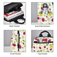 thumbnail image 4 of Naloa Strawberry and Lemon Print Lightweight DayBackpack Suitable for school, work, shopping, travel, etc., 4 of 5