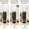 thumbnail image 3 of Q 3 in1 Portable Espresso Machine,Mini Travel Coffee Maker Rechargeable USB C Port,20Bar Self-Heating Ground&Capsule with Small Tea Cup for Car,Office,Camping,RV, 3 of 11