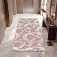 thumbnail image 2 of Garvee 2'x6' Geometric Runner Rug Modern Abstract Carpet, Machine Washable Rug Non Slip Indoor Floor Mats for Hallway Bedroom Kitchen, Pink, 2 of 7