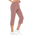 thumbnail image 6 of MLCDZ Womens Travel Capri Pants Lightweight Stretch with Pockets Petite Ankle Dressy Golf Work Business Casual Slacks, 6 of 8
