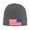 Deep Heather, variant on America Flag Patriotic Winter Beanie Hats for Men Women Warm Cozy Knitted Cuffed Skull Cap Navy Blue