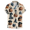 thumbnail image 6 of WOLIAUO Halloween Shirts Halloween Costumes Vintage Horror Shirt for Men Skeleton Graphic Tees for Adult 2026 Holiday Fall Spooky Season 2XL Beige, 6 of 8