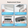thumbnail image 7 of HEPA Replacement Filters for APH3000/AP300 Air Purifier, 2 Pack, H13 True HEPA & Activated Carbon Filter, 99.97% Captures Smoke, Odors, Dust, Pet Dander & Airborne Particles for Home Air Purification, 7 of 7