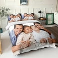thumbnail image 1 of Customization Of Couple Photos Bedding Set For Printing Duvet Cover Bedding Set For Boys And Girls Hidden Zipper Closure 135*200 Cm, 1 of 5