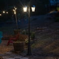 thumbnail image 2 of Victorian Morph Solar Lamp Post with Double Downward Lights, 2 of 9