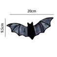 thumbnail image 2 of Choosebetter Bat Stained Glass Window Hanging Suncatcher for Window,Halloween Bat Decoration, 2 of 5