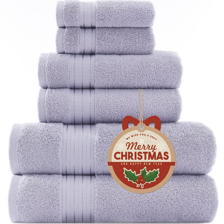 Green Turkish Cotton Hotel Large Bath Towels Bulk for Bathroom, Thick  Bathroom Towels Set of 6 with 2 Bath Towels, 2 Hand Towels, 2 Washcloths,  650 GSM