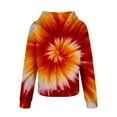 thumbnail image 5 of YEJIMAN Womens Sweatshirts Women's Loose Plus Size Tie Dye Print Casual Hooded Top Fall Fashion Outfits 2025 Clothes, 5 of 9
