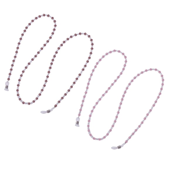 4 Pcs Beaded Glasses Rope Eyewear Retainer Strap Eyeglasses