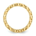 thumbnail image 3 of 14k Yellow Gold Bezel Set Diamond Eternity Wedding Band Circle Anniversary Ring Size 6.5 - 1 Ct., 3 of 5