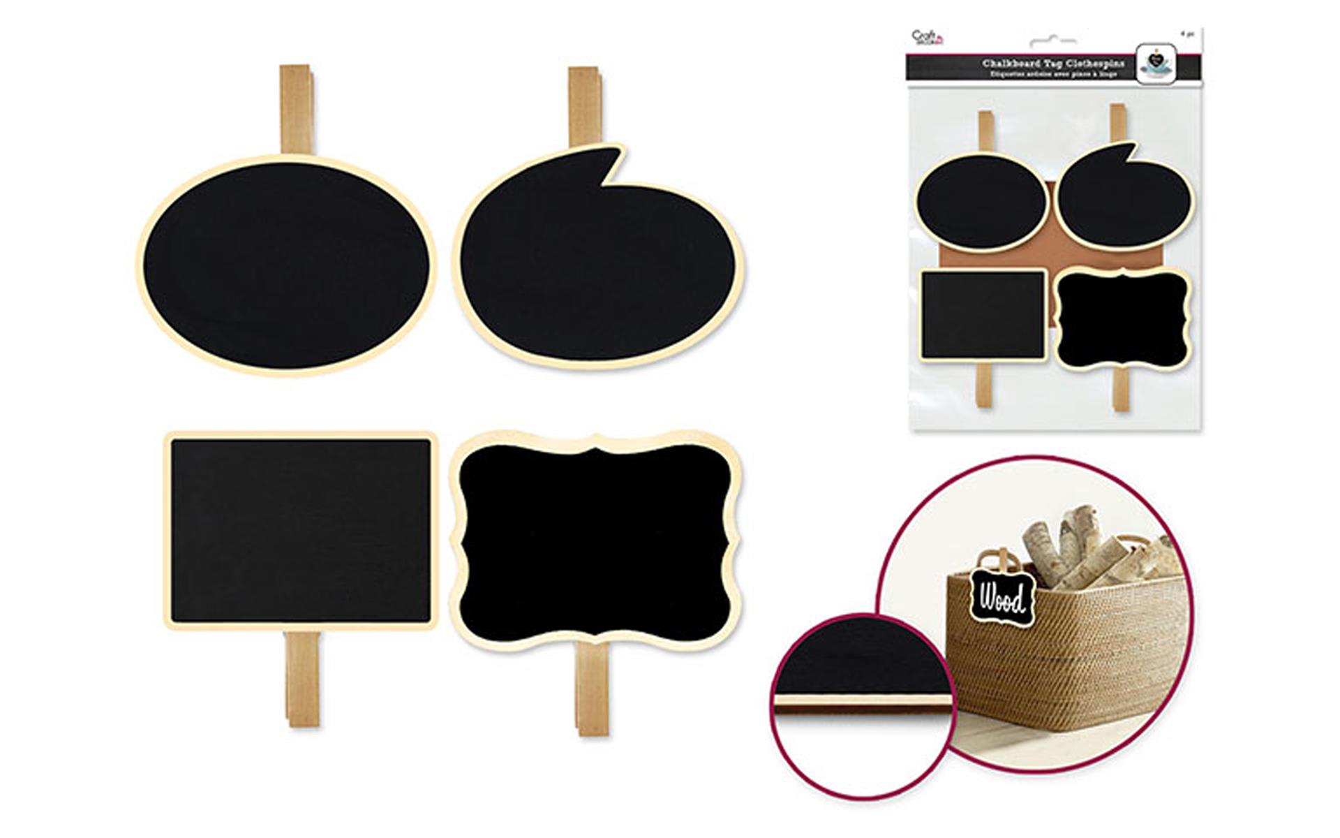 Multicraft Chalkboard Tag Clothespins Style 2
