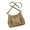 Khaki_Base#2311, variant on Large Capacity Soft Leather Tote Bag | Commuter Crossbody Shoulder Purse | Waterproof Scratch Resistant | Adjustable Wide Strap | Zippered Pocket | Khaki White Green | 12x9.2x4.3in