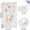 thumbnail image 3 of Coolnut Colorful Tree Bath Towels Set,2 Piece Pure Cotton Ultra Soft High Absorbent Quick Dry Towel Set,1 Bath Towels, 1 Wash Cloths Wash cloth, 3 of 7