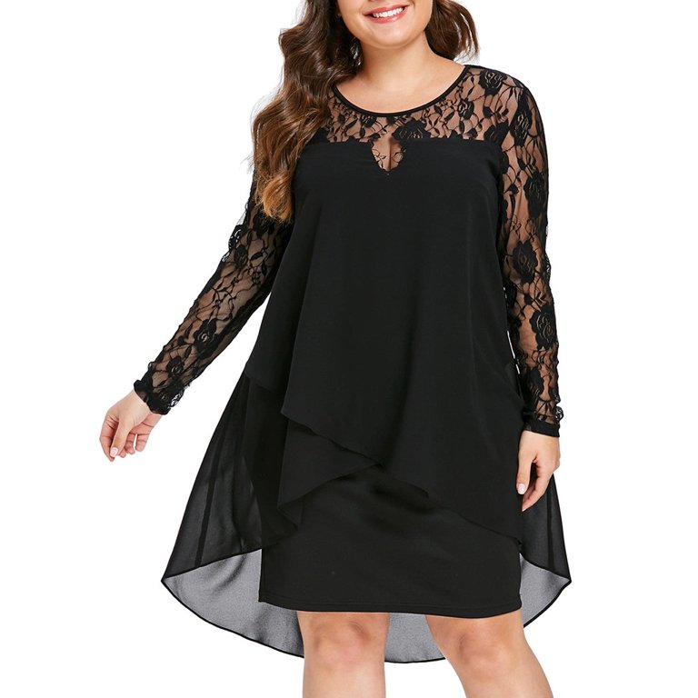 knee length dresses for ladies Ocean Lace Long Sleeve Dress – Monique Lhuillier