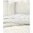 thumbnail image 3 of Martha Stewart Collection Cable Knit Velvet Quilt Twin Grey Polyester, 3 of 3