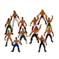thumbnail image 4 of Scene Model 32 Pcs Mini Wrestling Playset With Mini Action Figures And Accessories Kids Toy With  Wrestlers Gift For Fans, 4 of 8
