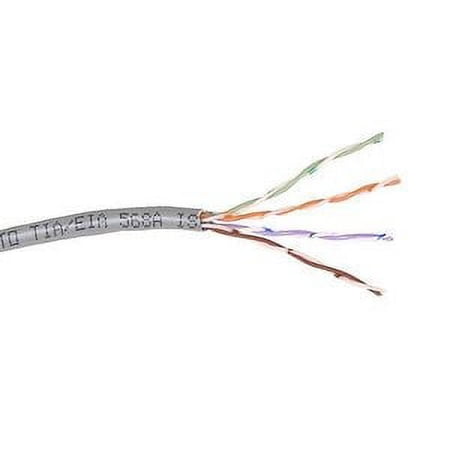 UPC: 0722868109632 | Belkin Cat5e Solid Cable Plenum Ft Gray (A7L504-1000-P)