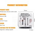 thumbnail image 3 of Reusable Ear Cleaning Tool, Silicone Dual-Ended Spiral Ear Wax Cleaner for Gentle Hygiene and Precision Makeup Application, Portable Lightweight Design for Travel (High Quality Materials), 3 of 5