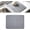 Gray, variant on Sloped Silicone Dish Drying Mat with Drain Lip (Black, M) | Angled Fast Drainage Dish Drying Mat With Heat Resistant Silicone Surface Water Guide Design Keeps Kitchen Counter Dry