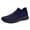 Dark Blue, variant on Men's Knit Sock Shoes S𝗅ip on Casual Sneakers Comfortable Soft Sole Sport Shoes Breathable Gym Workout Shoes Laceless Walking Tennis Shoes for Summer and Autumn