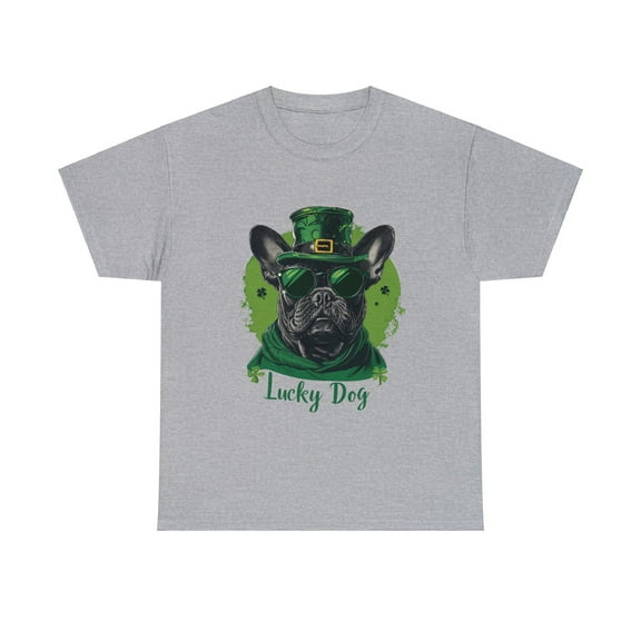 Lucky Dog St Patrick's Shirt, Shamrock Shirt,Retro Lucky Shirt ID-0216-4HIC