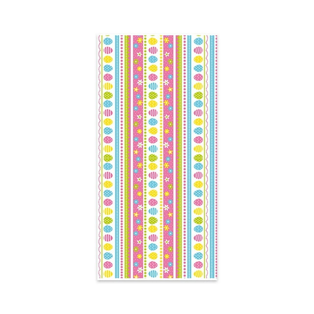 Transemion Easter Tablecloth Portable Single-Use Table Cloth Festival Banquet Dining Tablecover Desktop Decoration Party Supplies Type 3 1Set