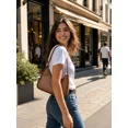 thumbnail image 3 of Stockton PU Shoulder Bag Set - Women’s Elegant Tote with Cardholder & Matching Purse - Espresso, 3 of 12