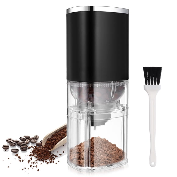 Minkissy Burr Mill Coffee Grinder with Adjustable Thickness for Home Brewing in Assorted Color 1Set