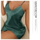 thumbnail image 5 of Ropa de dormir con cuello en V para mujer Camisón de satén Mini Slip Chemise Ropa de dormir corta, 5 of 7