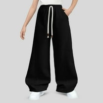 Sweatpants for Teen Girls Trendy Kids Elastic Striped Harem Trousers Unisex Baby Boys Girls Casual Cotton Linen Loose Long Baggy Pants Toddler Clothes