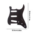 thumbnail image 3 of Guitarra acústica Bajo Pickguard Portátil Reutilizable Placa trasera Placas de rasguño Música Repuestos Accesorios Accesorios Instrumento musical Advancent OD003107-00, 3 of 7