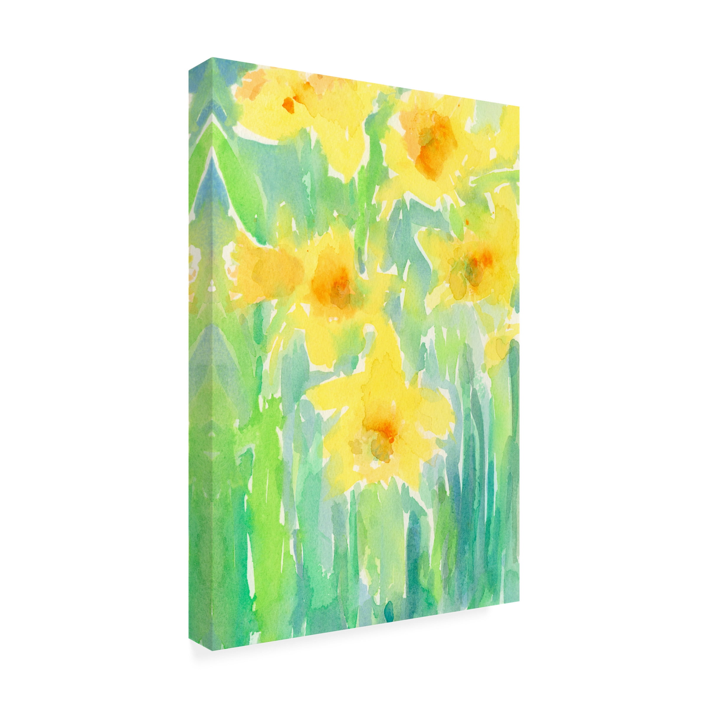 Samuel Dixon 'Daffodils I' Canvas Art