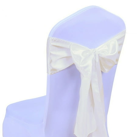 

XDian Wedding Banquet Hotel Chair Back Decoration Satin Sashes Bowknot Silk Ribbon