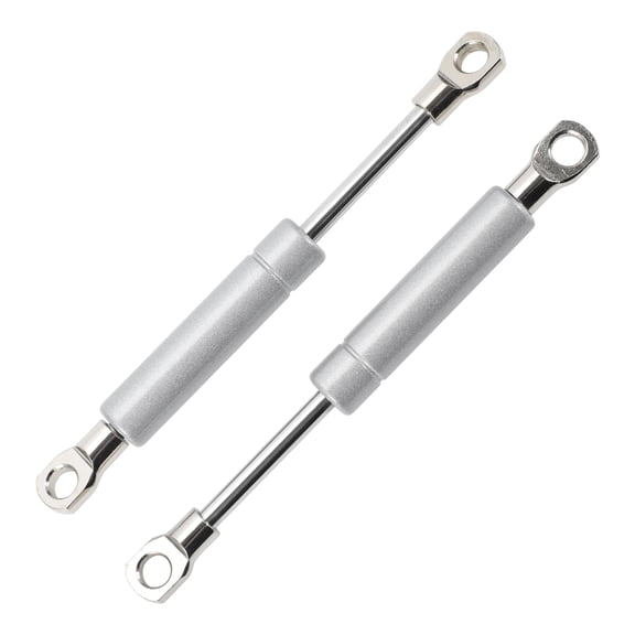 Unique Bargains 2Pcs 10Ib/45N/4.5kg 6"/150mm Lift Supports Struts Gas Spring Silver Tone