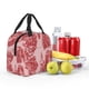 thumbnail image 5 of Easygdp Red Meat Bolsa Térmica Premium - Tela Oxford Impermeable, Gran Capacidad, Bolsillo Frontal, Unisex para Trabajo, Escuela, Actividades al Aire Libre y Picnics, 5 of 8