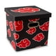thumbnail image 2 of Cubo de almacenamiento Ukonic Naruto Shippuden Akatsuki de 33 cm de tela, 2 of 8