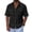 37-Black, variant on Men's Casual Stylish Short Sleeve Button-Up Dress Shirt Linen Beach Shirts Beige S