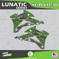 thumbnail image 2 of Kalair GFX Graphics Kit for Kawasaki KX100 (2014-2021) Lunatic Series, 2 of 5