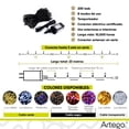 thumbnail image 3 of Luces de Navidad Artego 200 LED Multicolor Cable Verde 8 Modos, 3 of 8