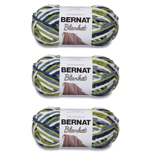 Bulk Buy: Bernat Blanket Yarn 3-Pack Oceanside 161200-103