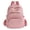 Pink Color, variant on PRIYAL Women's Lightweight Large Capacity Backpack Pastel Pink, Spacious Daypack with Front Zipper Pocket & Side Pockets, Elegant Minimalist design for Work, Travel, Everyday Use
