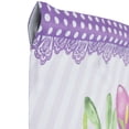 thumbnail image 7 of Northlight Welcome Purple Floral Bouquet Outdoor House Flag 28" x 40", 7 of 7